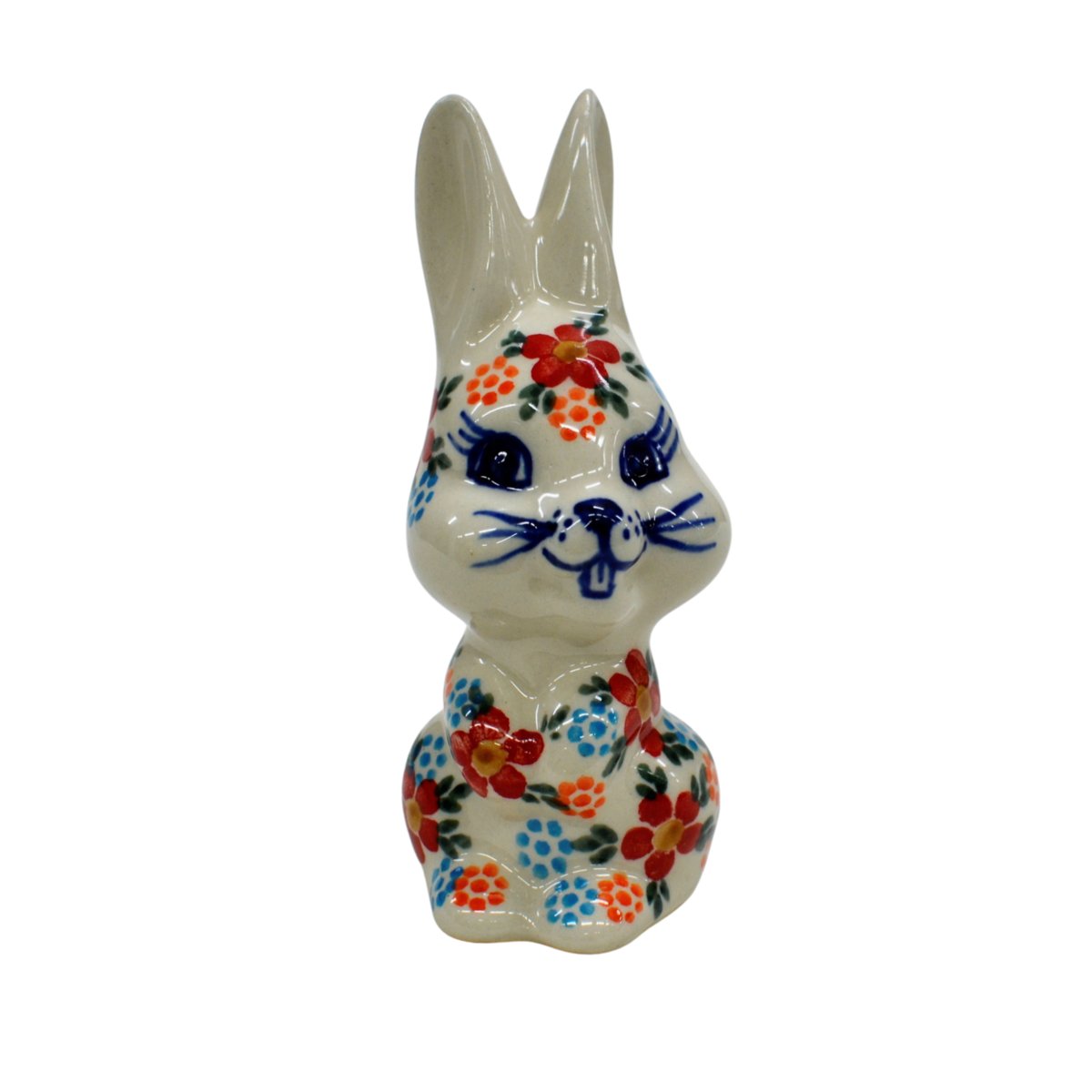 Ceramiczny zając wielkanocny Ceramika Bolesławiec
