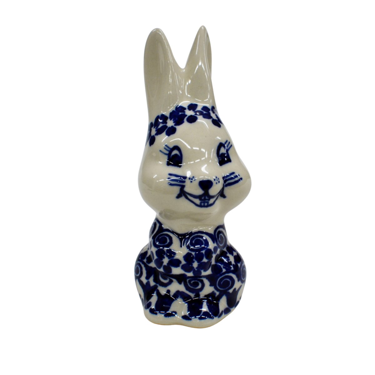 Ceramiczny zając wielkanocny Ceramika Bolesławiec