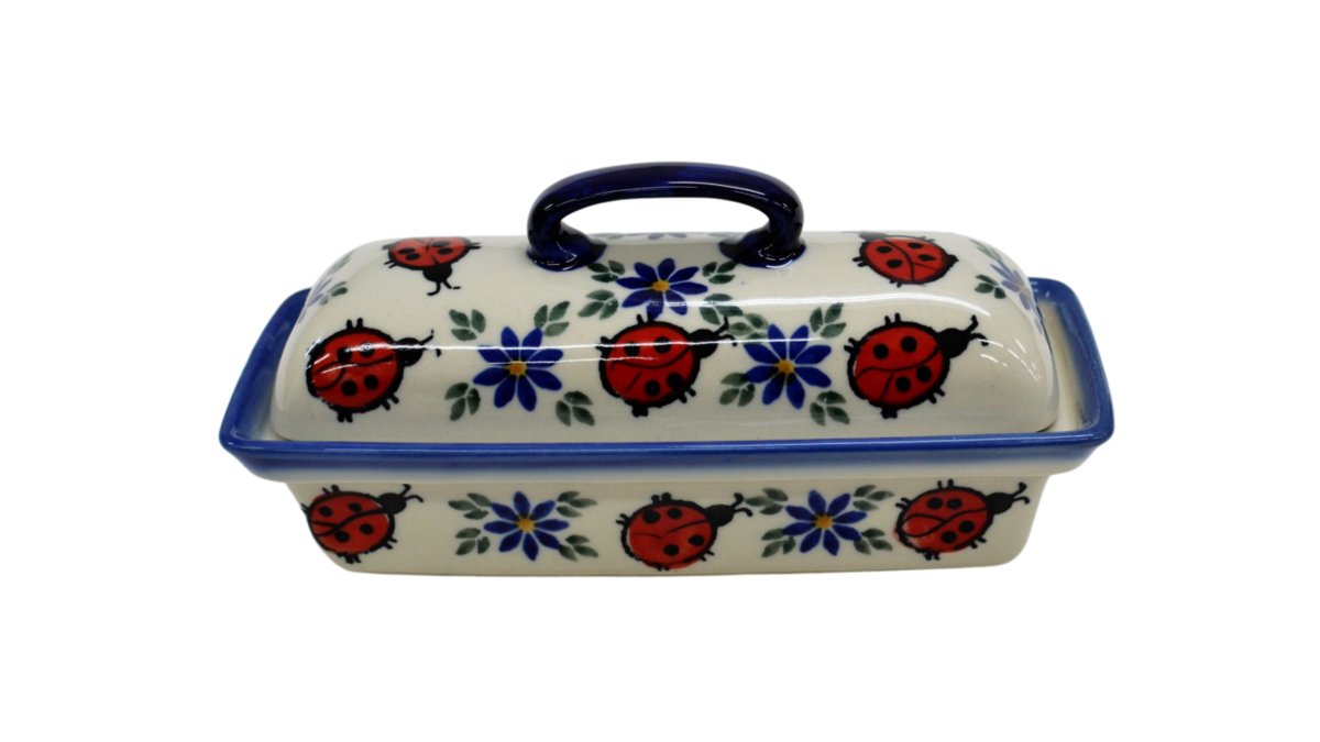 Ceramiczna maselniczka USA Ceramika Bolesławiec