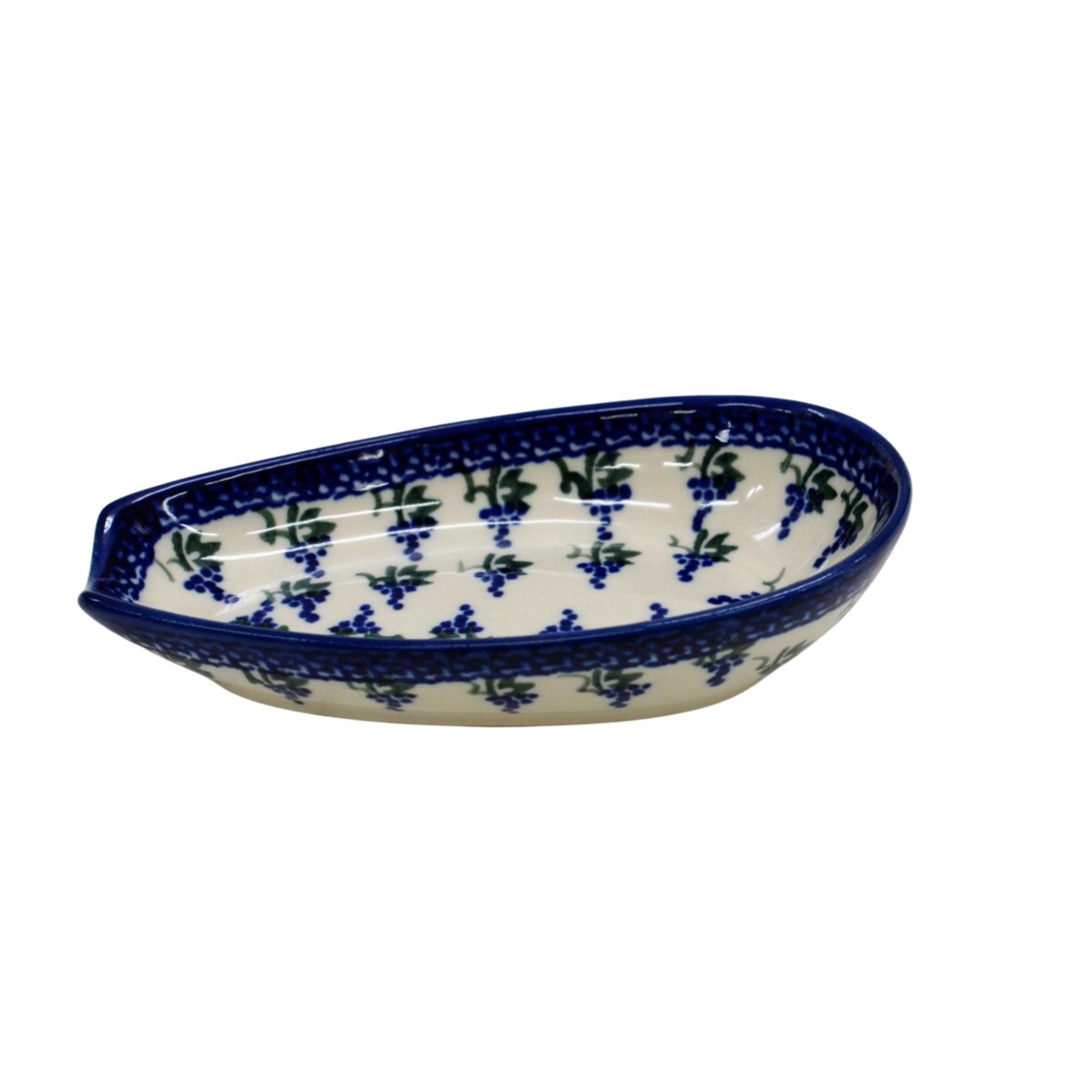 Ceramiczna podstawka na łyżkę Ceramika Bolesławiec