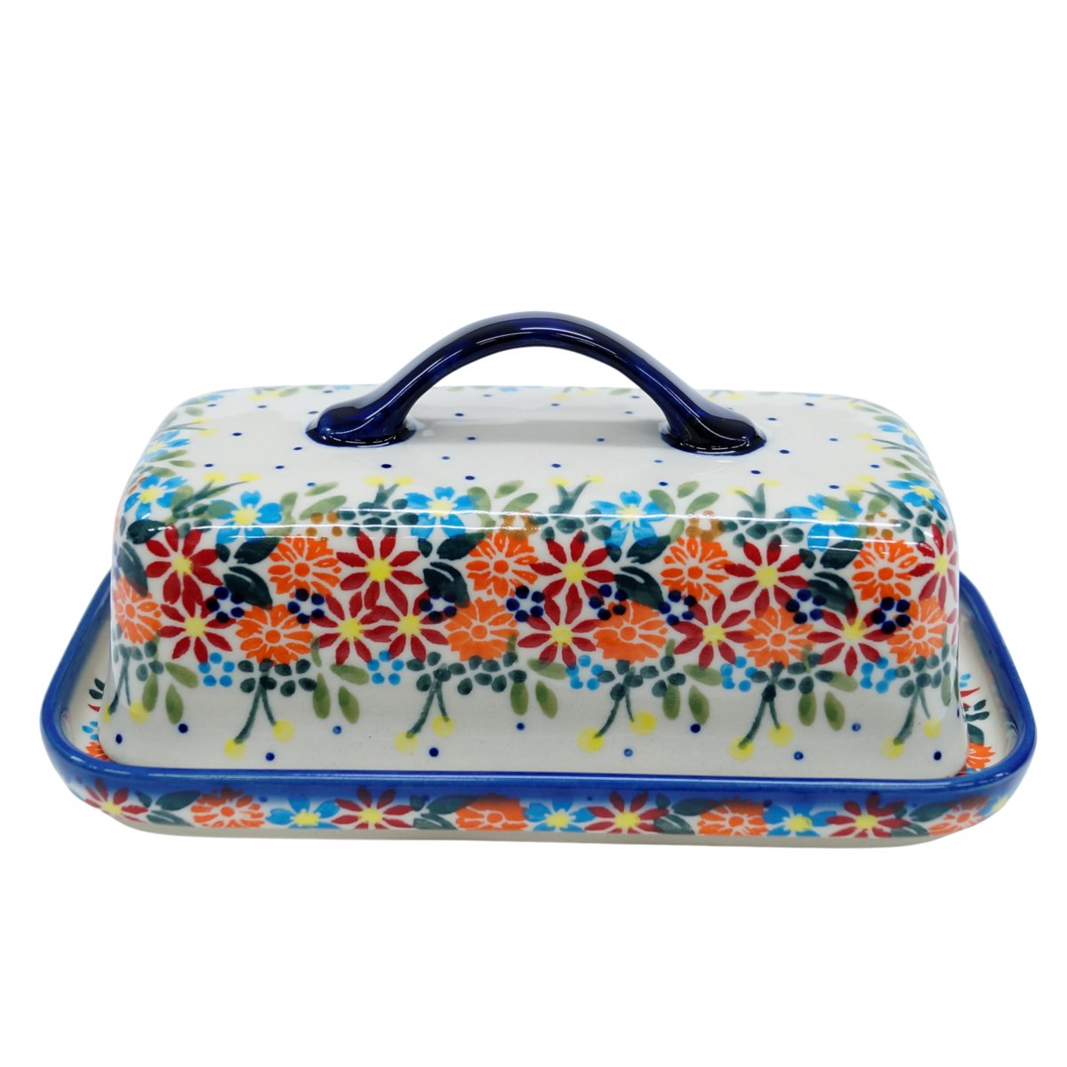 Ceramiczna maselnica osełka Ceramika Bolesławiec