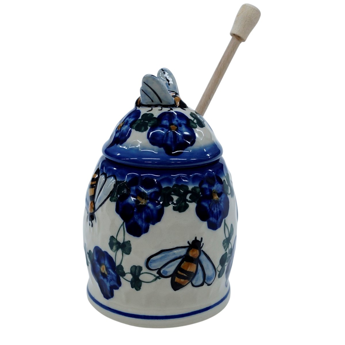 Ceramiczny pojemnik na miód Ceramika Bolesławiec
