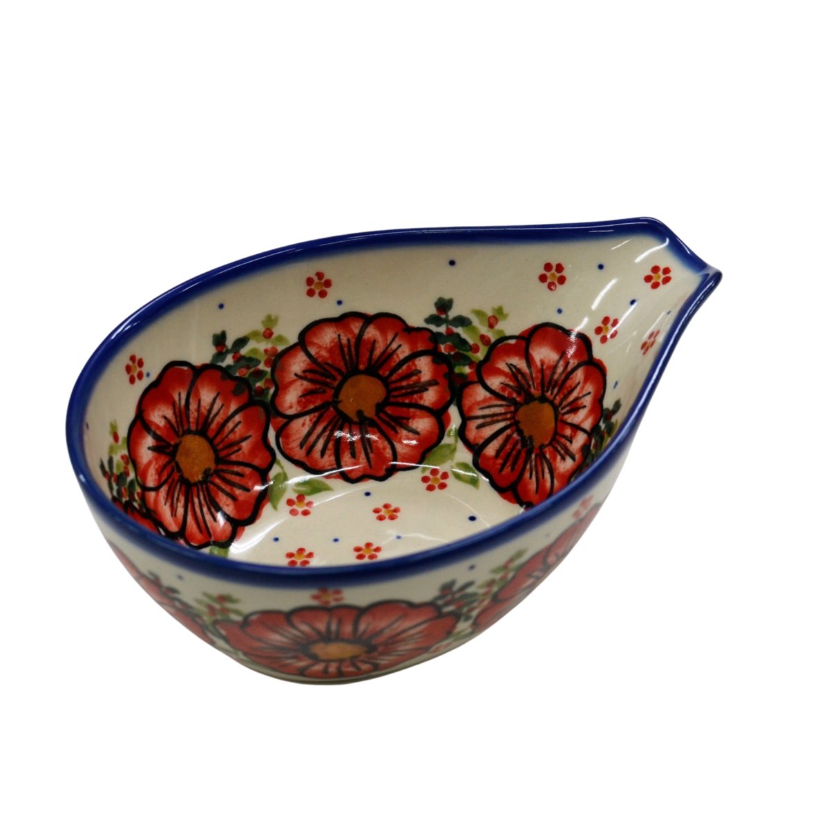 Ceramiczna podstawka na łyżkę Ceramika Bolesławiec