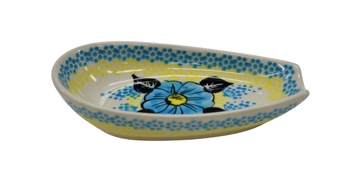 Ceramiczna podstawka na łyżkę Ceramika Bolesławiec