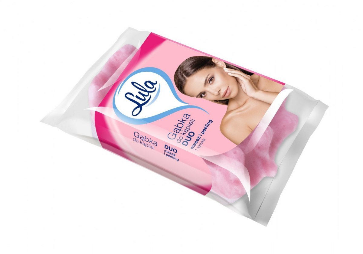 Lula Gąbka do kąpieli Duo masaż i peeling