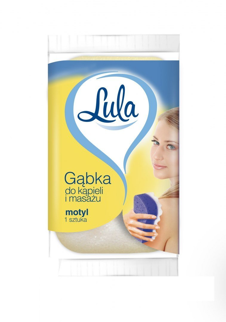 Lula gąbka do kąpieli i masażu motyl