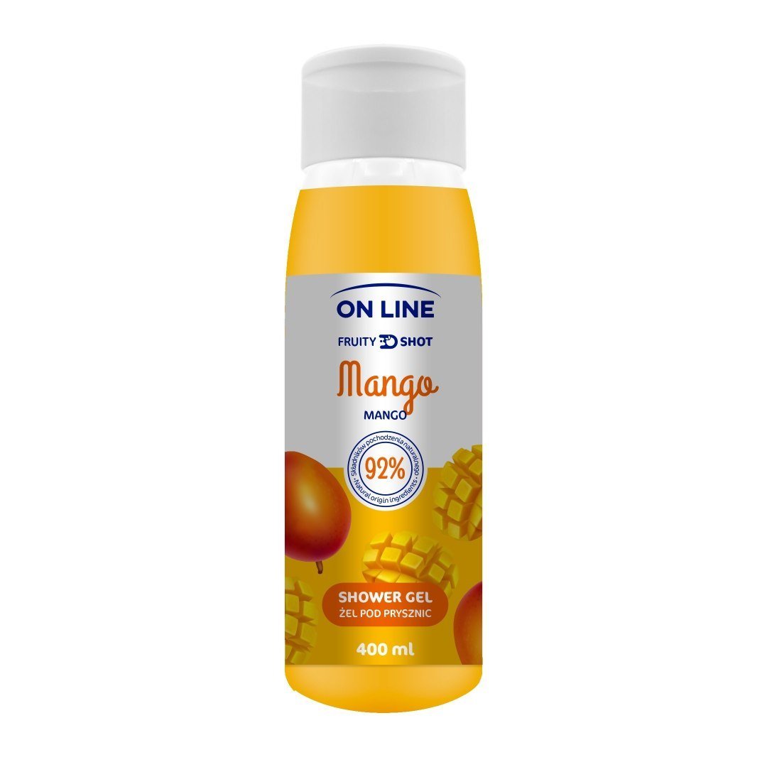 On Line Fruity Shot Żel pod prysznic Mango 400ml