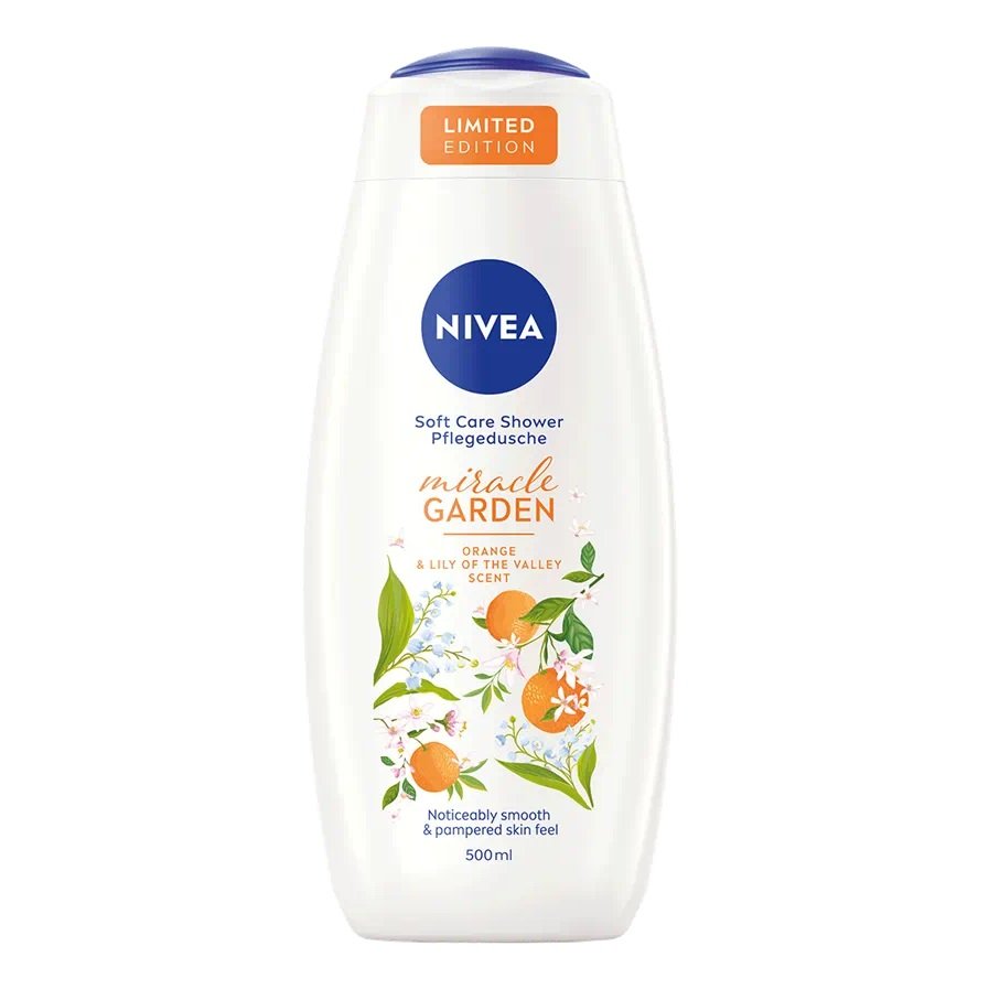 Nivea Miracle Garden Żel pod prysznic Orange & Lily of the Valley 500ml