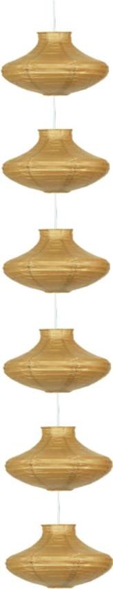 Candellux GRIFF - Zwis 6 PAPIEROWY ŚR.25 CAPPUCINO E-14 40W 3494061-14