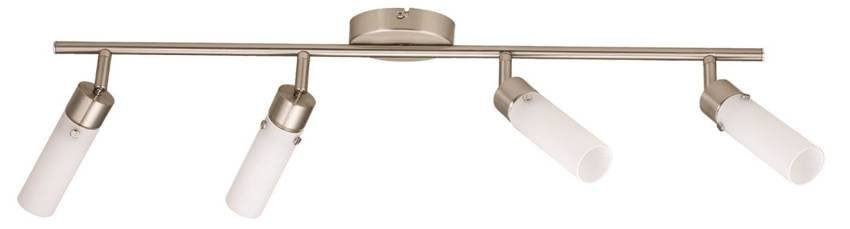 Candellux CONCORDIA listwa 4x9W E14 SATYNA Nikiel 94-14262