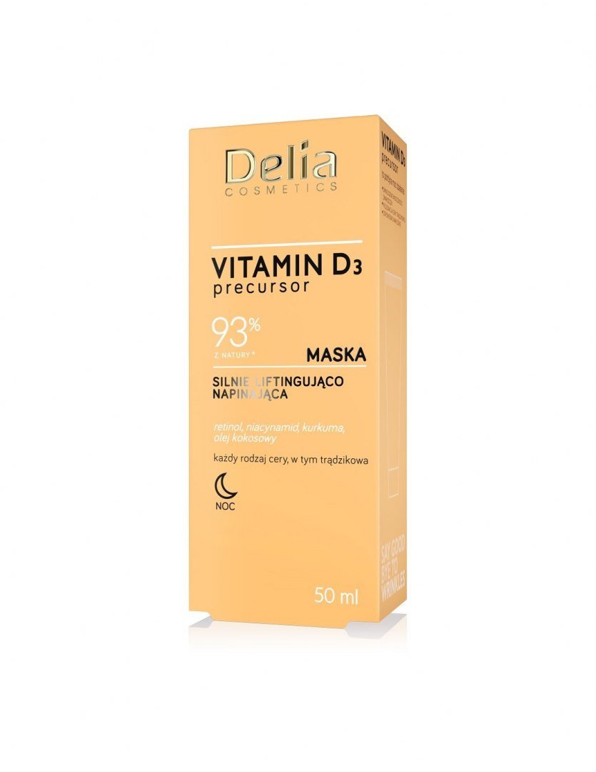 Delia VITAMIN D3 PRECURSOR SILNIE LIFTINGUJĄCA MASKA NAPINAJĄCA 50ML