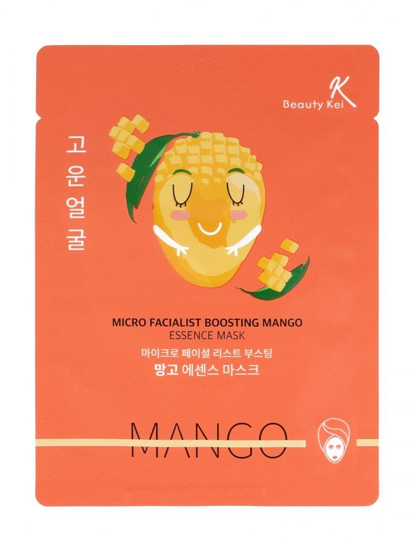 KOREA Beauty Kei Maseczka na płachcie z ekstraktem z MANGO 1szt