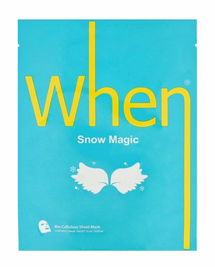 When When Maski w płachcie snow magic 23.0 ml