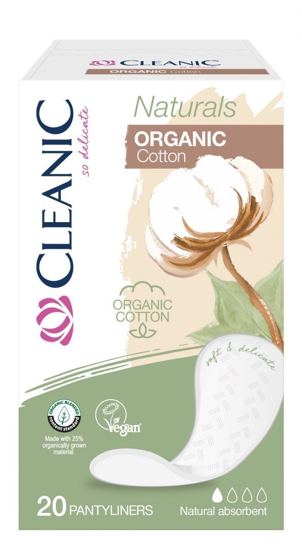 Cleanic Naturals Organic Cotton - Wkładki higieniczne 20szt