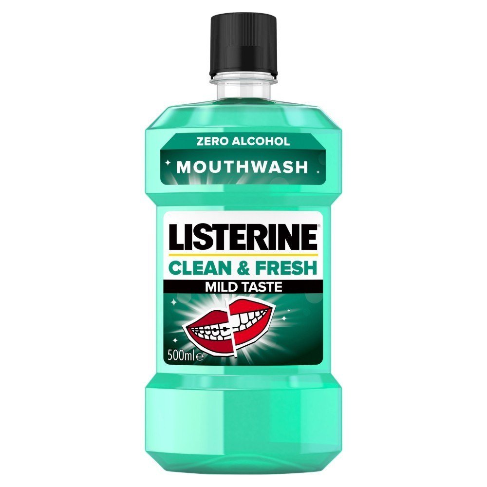 Listerine Listerine - Płyn do płukania jamy ustnej Clean & Fresh 500ml