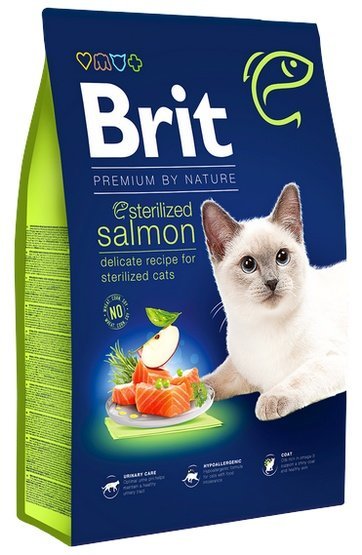 Brit Premium Cat Sterilised Salmon 8kg