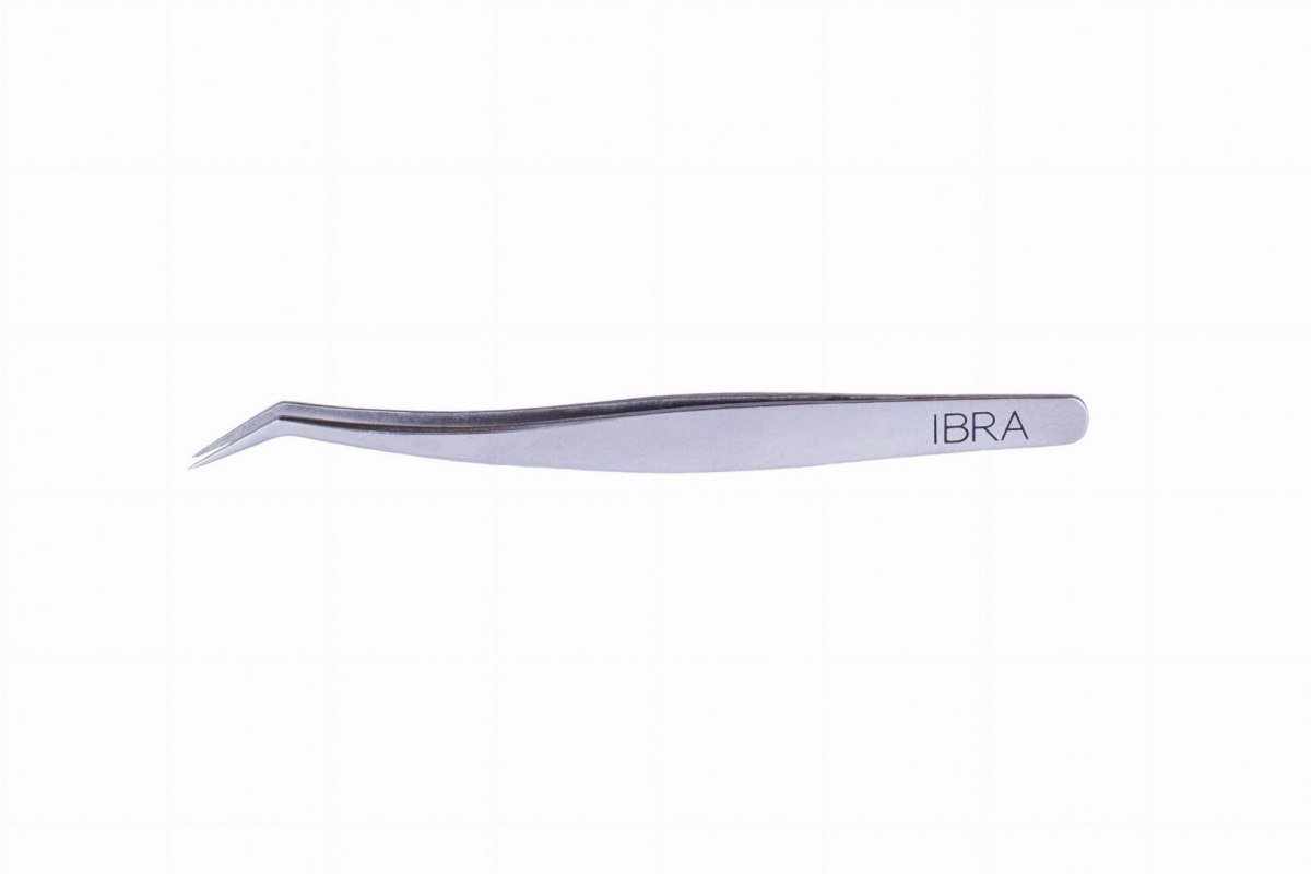 Ibra makeup IBRA Makeup Pęseta do Przedłużania Rzęs Typ F IBRA-0799