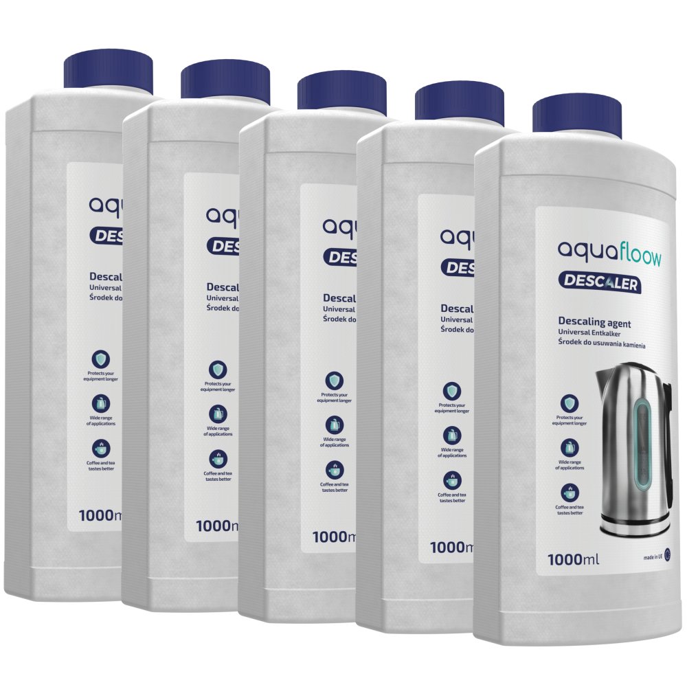 AquaFloow Descaler Odkamieniacz do ekspresu / czajnika / żelazka 5x 1000L