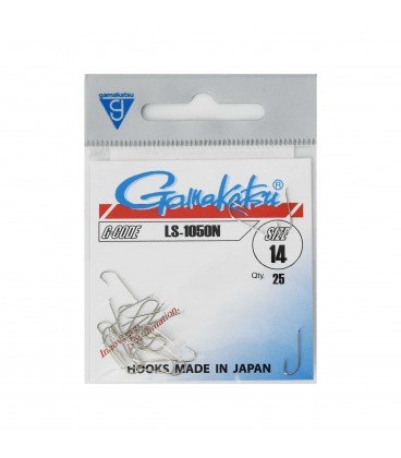 Gamakatsu LS-1050N Hooks Nickel 14