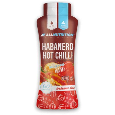 Allnutrition, sos o smaku habanero hot chilli, 400 g