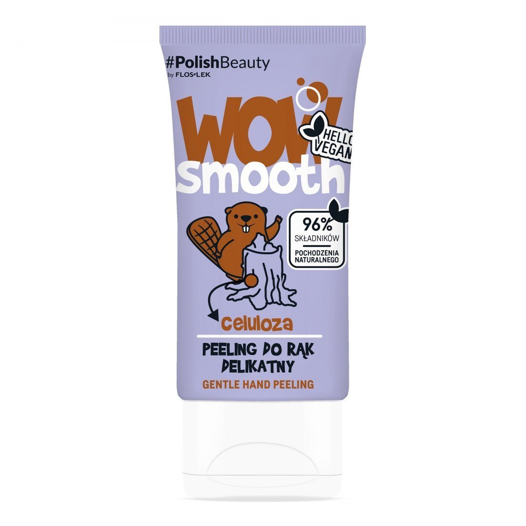 Flos-Lek Floslek Wow Smooth! Peeling do rąk delikatny Celuloza 50g