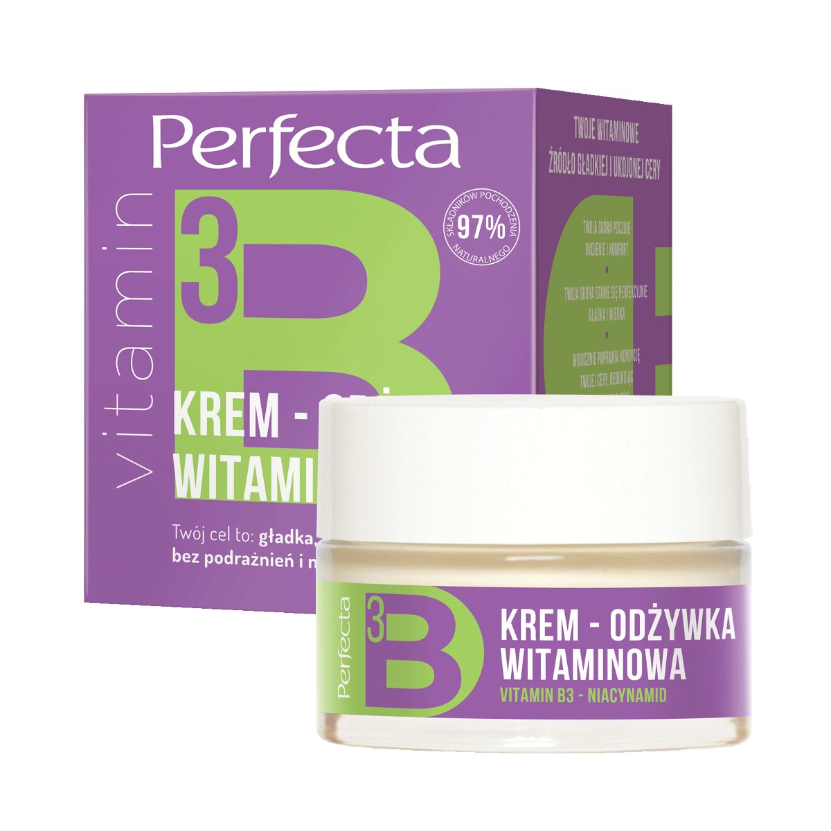 Perfecta DAX Cosmetics BIO VITAMIN Krem-odżywka witaminowa B3, 50 ml 5900525078421