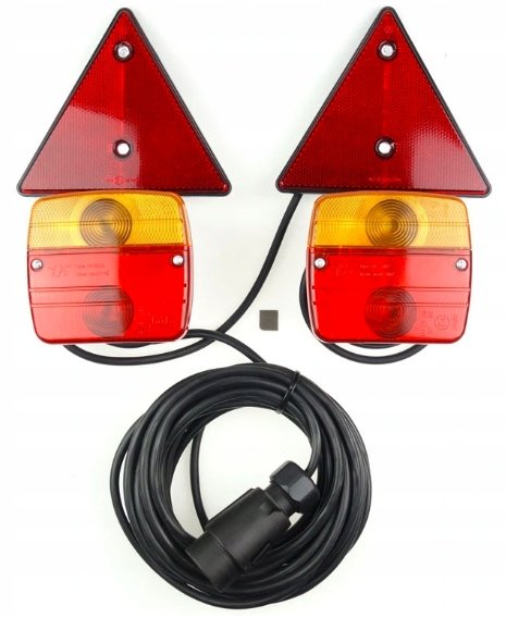 Lampy tylne do przyczepy montowane na magnes