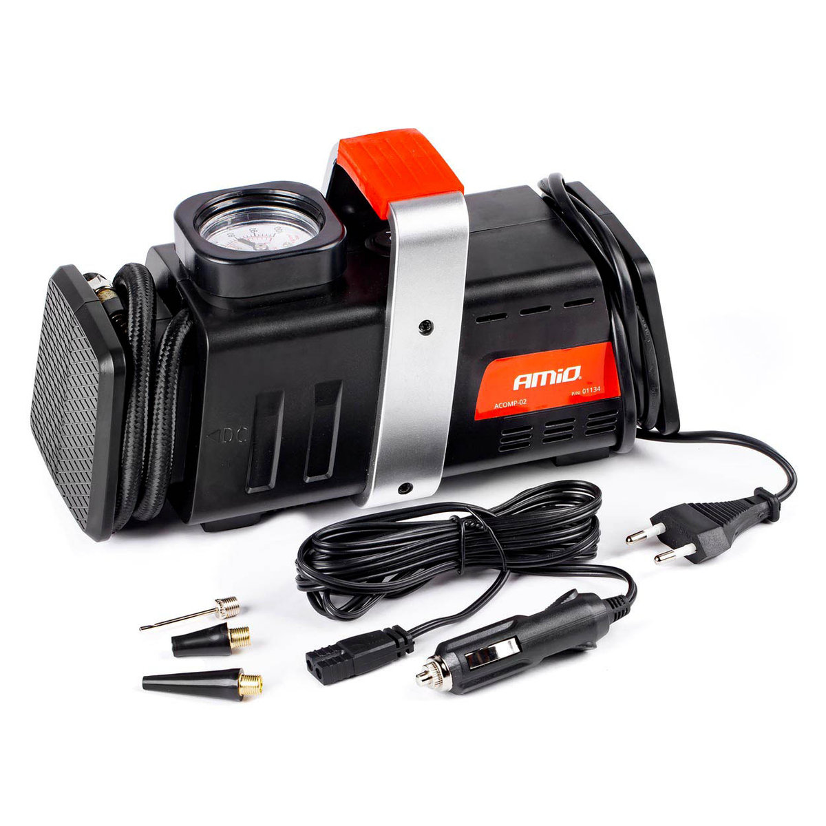AMiO 01134 Kompresor samochodowy 12V/230V Acomp-02 AMI-01134