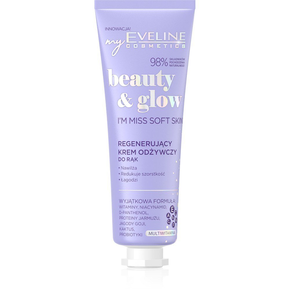 Eveline BEAUTY GLOW Krem d/rak odżywczy 50ml