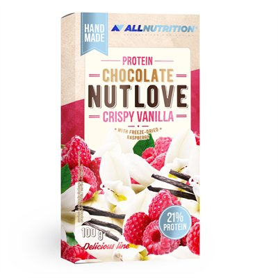 AllNutrition AllNutrition Protein Chocolate NUTLOVE 100 g waniliowo malinowy