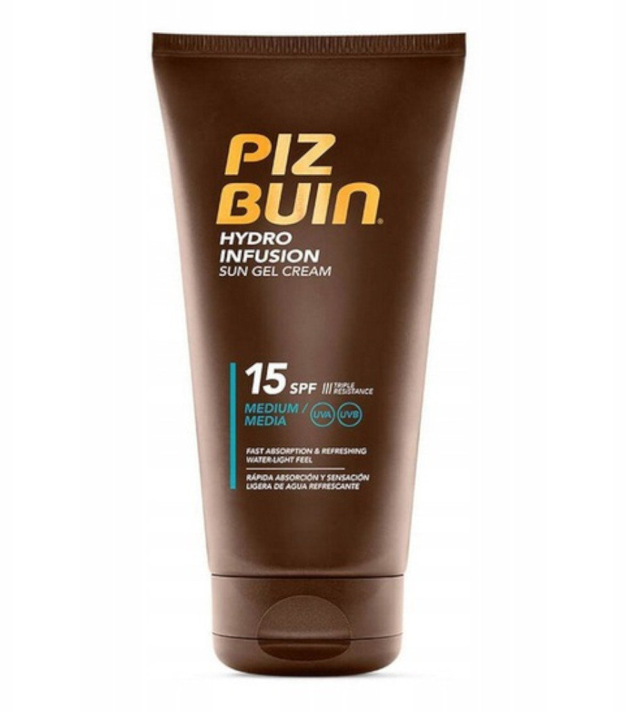 Piz Buin Hydro Infusion SPF15 Sun Gel Cream 150 ml Preparat do opalania ciała