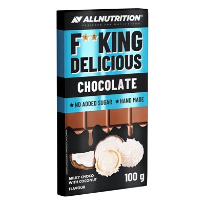 AllNutrition AllNutrition F king Delicious Chocolate 100 g mleczna czekolada kokos