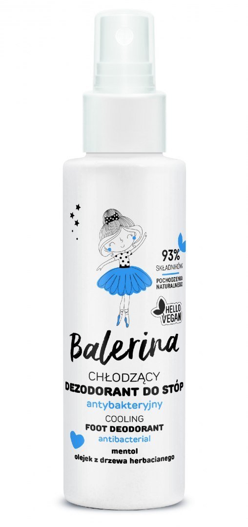 Flos-Lek Floslek Balerina Chłodzący Dezodorant do Stóp Antybakteryjny 100ml