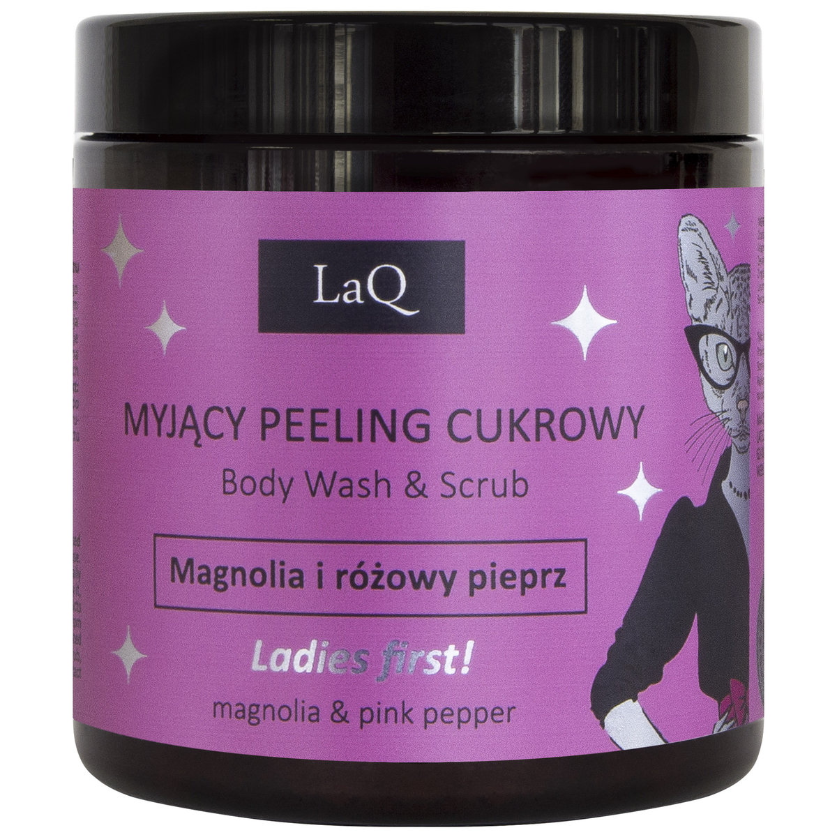 laQ Peeling Myjący do Ciała Magnolia & Różowy Pieprz 200 ml 451E-9369E