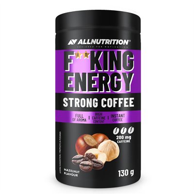Allnutrition, kawa rozpuszczalna o smaku orzecha laskowego F**king Delicious, 130 g