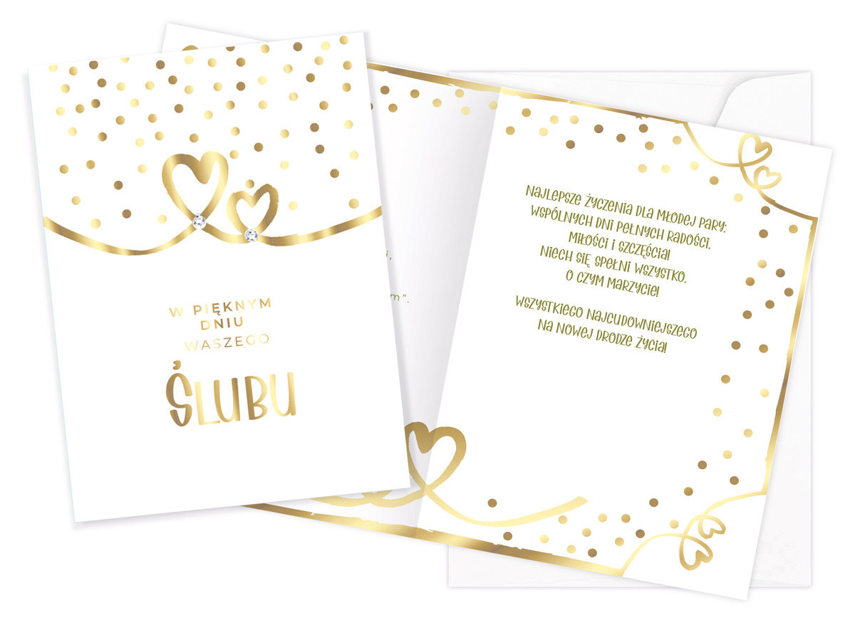 Karnet V-043 Ślub - Kukartka