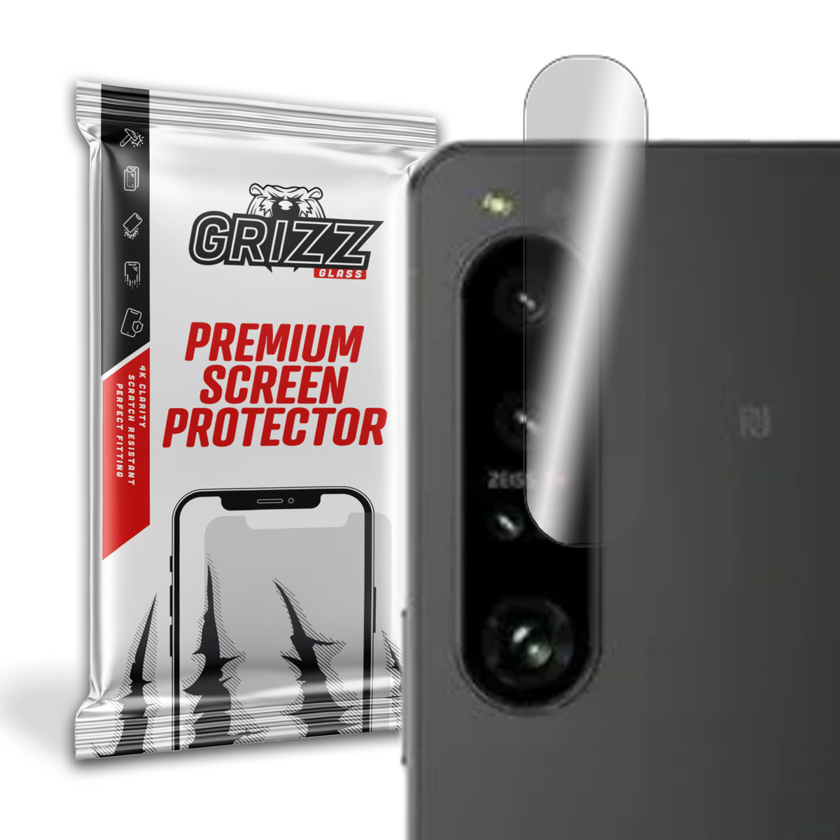 Grizzglass Hybridglass Camera Szkło Hybrydowe Na Obiektyw Do Sony Xperia 1 Iv