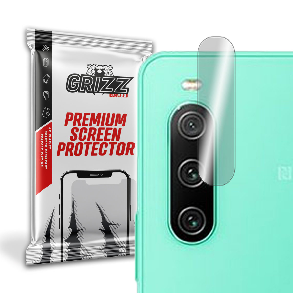 Grizzglass Hybridglass Camera Szkło Hybrydowe Na Obiektyw Do Sony Xperia 10 Iv