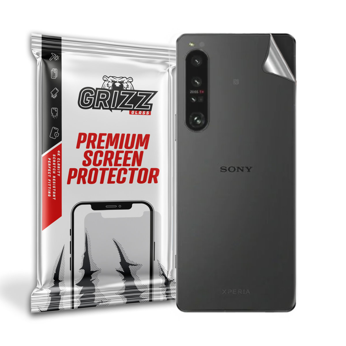 Grizzglass Satinskin Folia Na Tył Do Sony Xperia 1 Iv