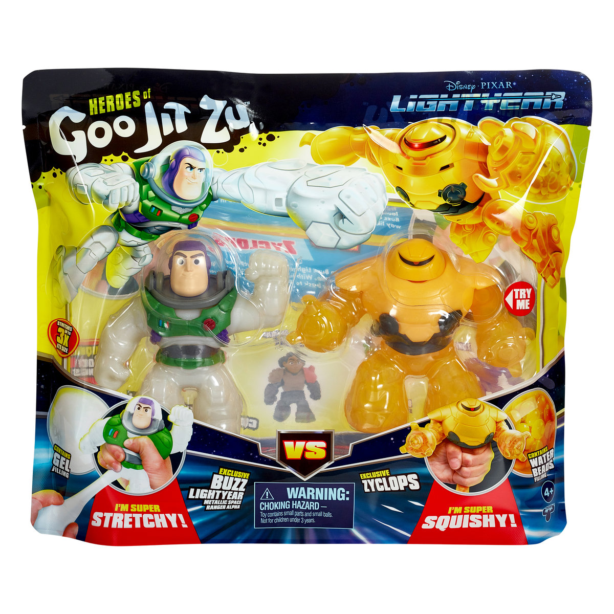 Goo Jitzu Lightyear - figurki Buzz vs. Cyclops - TM Toys