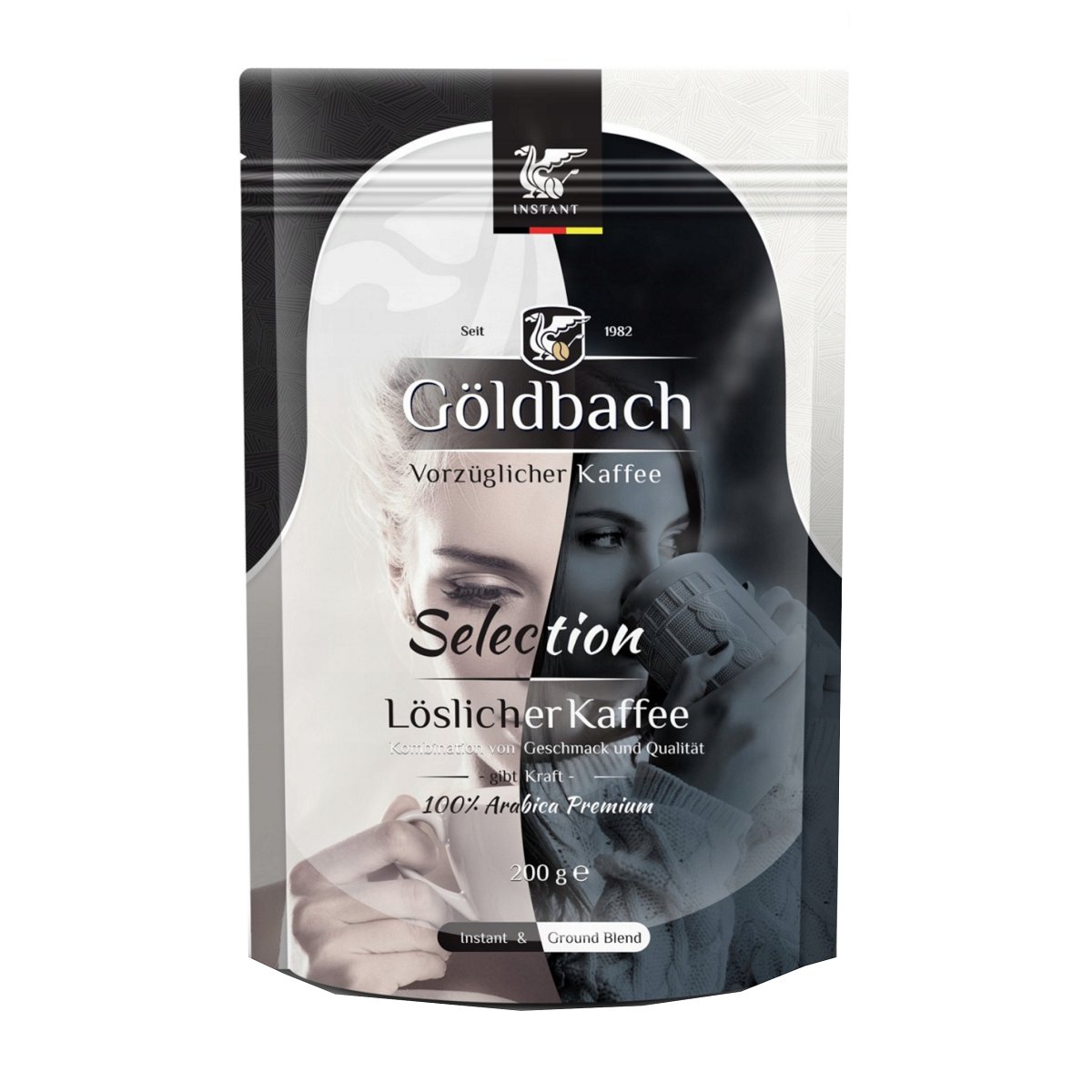 Kawa Rozpuszczalna Goldbach Selection Zapas 200 G