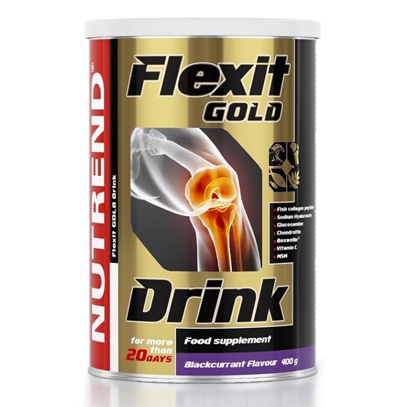 Nutrend - Flexit Gold Drink, Jabłko, Proszek, 400g