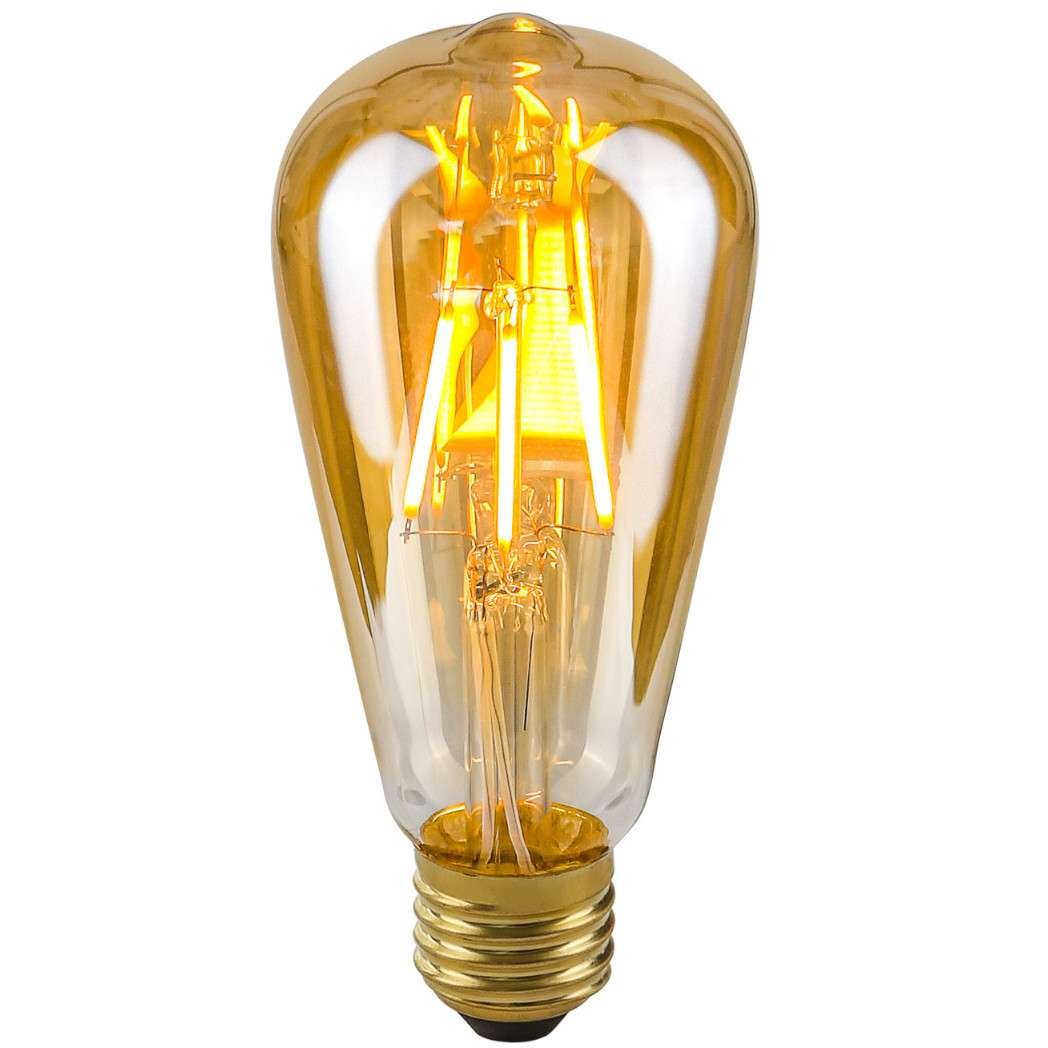 Italux Bursztynowa żarówka edison E27 4W ciepła LED LDS-ST64-A LDS-ST64-A