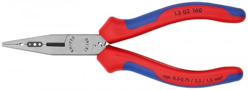 Knipex Solidne szczypce z profilem do ściągania izolacji 13 02 160
