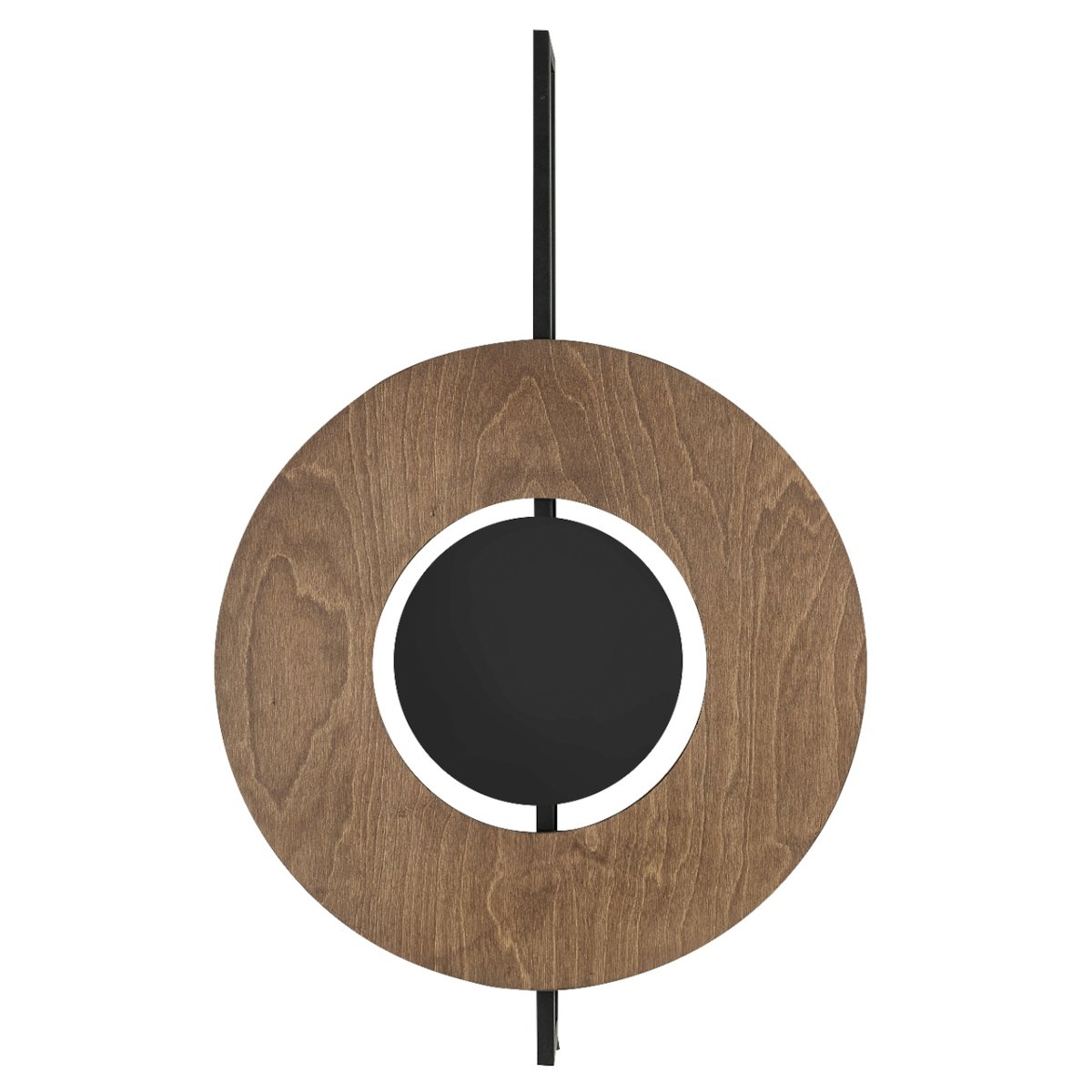 Nowodvorski Lampa ścienna kinkiet LED SUNSET A 8W okrąg 50cm 2x GX53 drewniany 7653