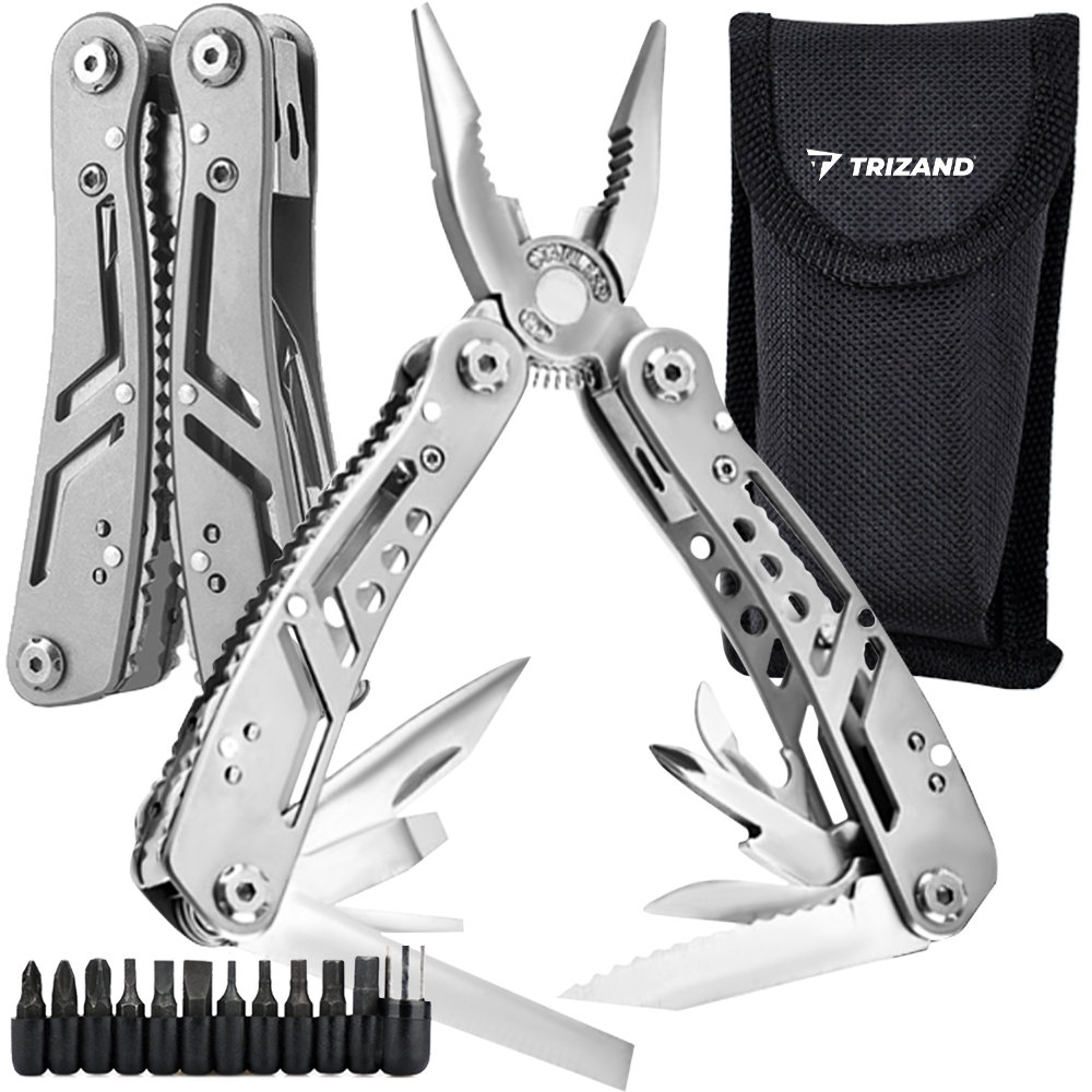 Multitool Survivalovy Narzędzie 13W1 + 11 X Bity TRIZAND