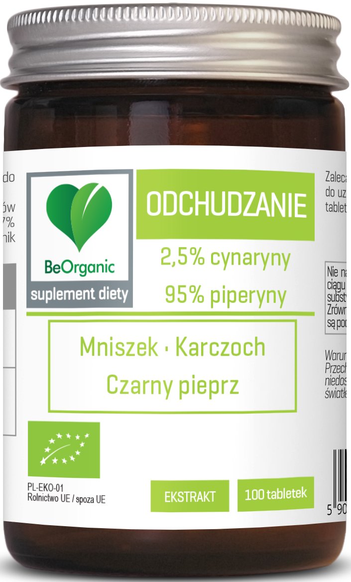 Odchudzanie BIO 400 mg x 100 tabletek BEORGANIC ALINESS