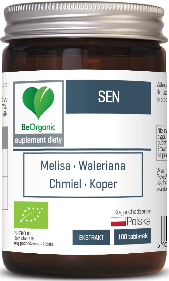 Sen BIO 450 mg x 100 tabletek BEORGANIC ALINESS