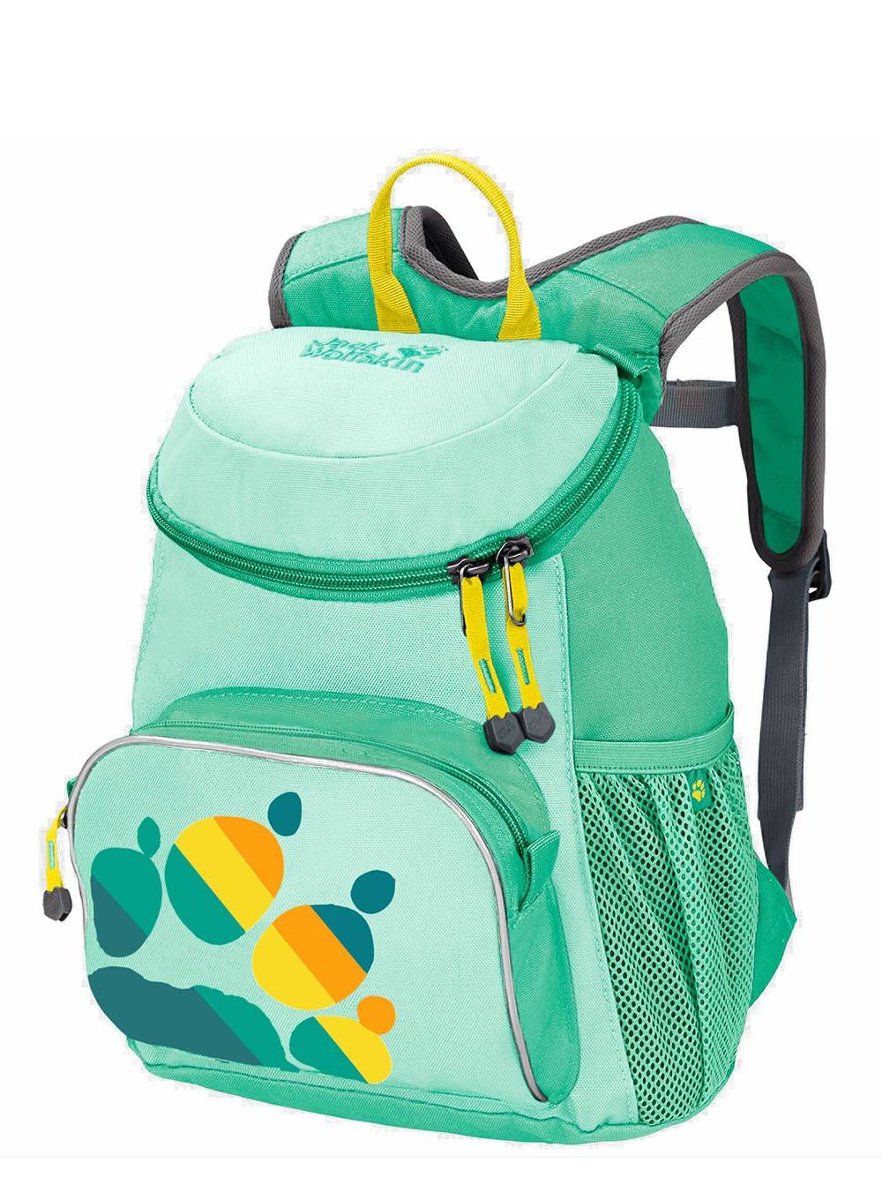 Jack Wolfskin Little Joe Backpack Kids, zielony 2022 Plecaki szkolne i turystyczne 2010601-4071-OS