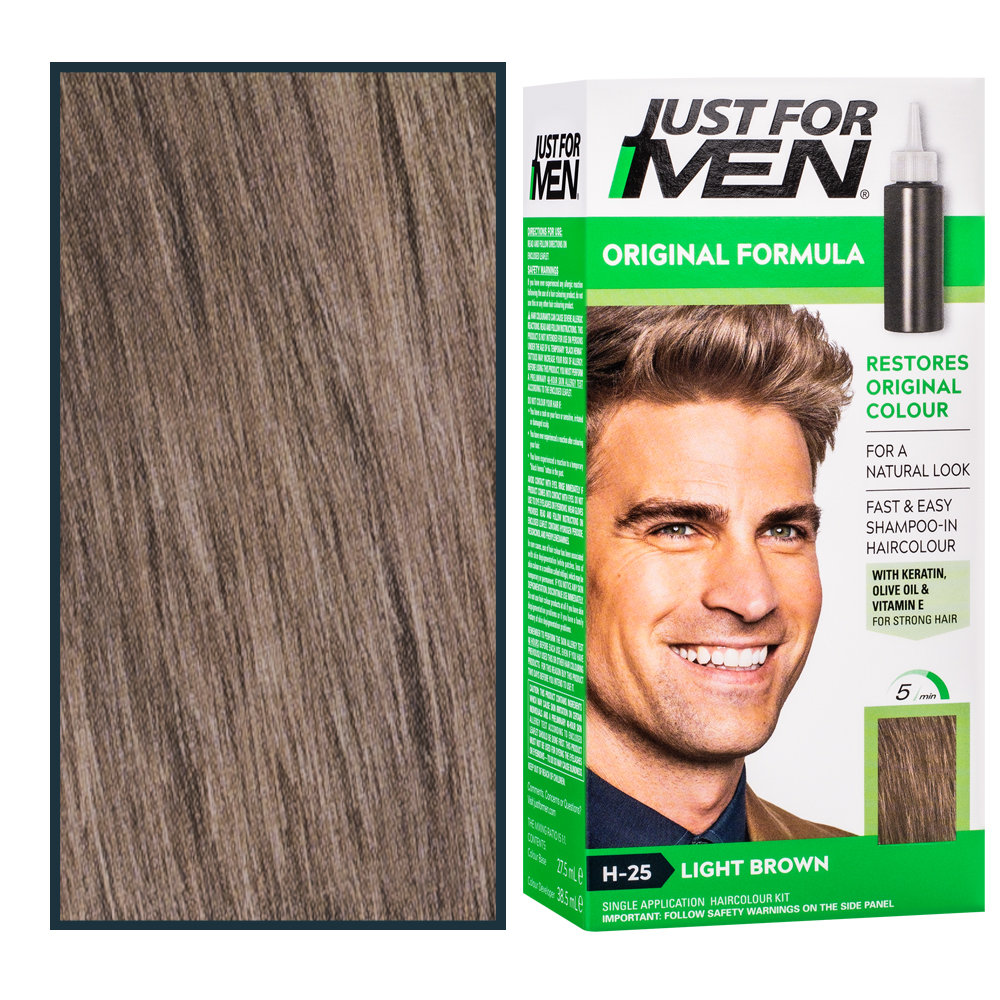 Just For Men Light Brown H25 Szampon koloryzujący 60g